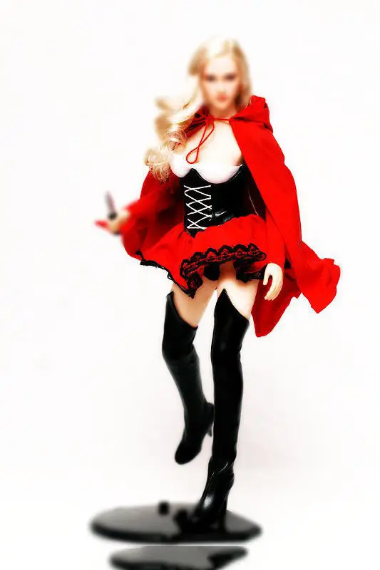 

1:6 Scale Little red ridding Hood Clothes Set + boot For12" Female Figure