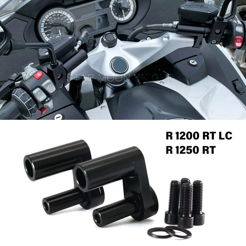 

Motorcycle Accessories Handlebar Riser Clamp For BMW R1250RT R1200RT LC R 1250 1200 RT R1200 Handle Bar Drag Extend Adapter