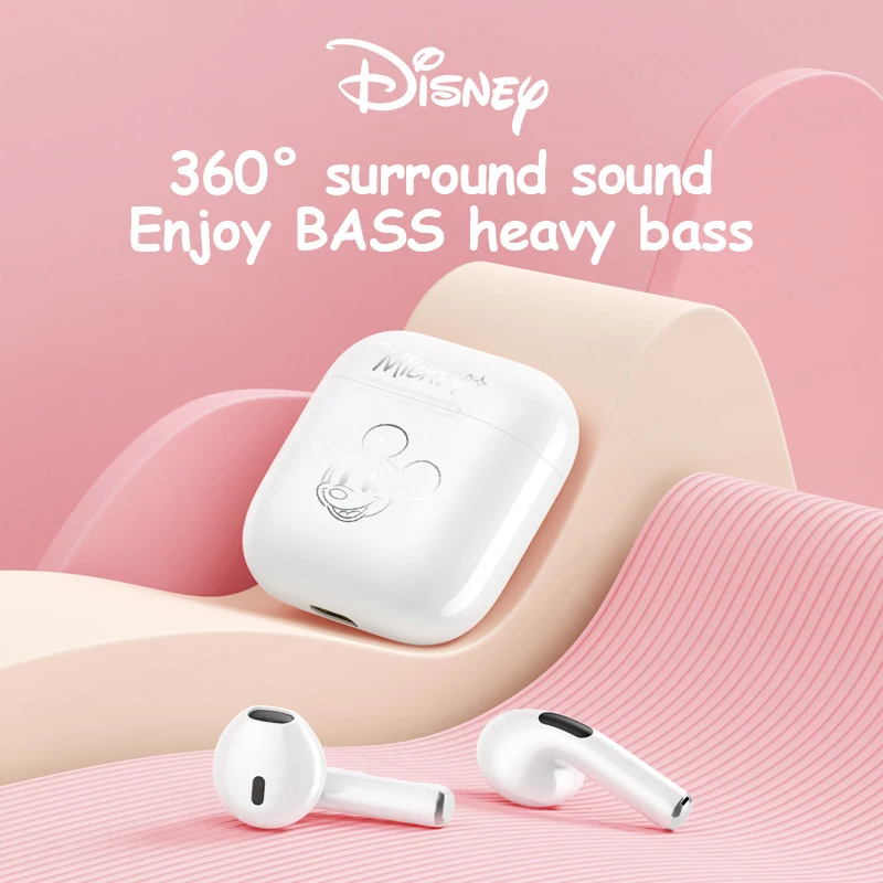 

Original Disney LF918 Earphone Bluetooth Heavy Bass TWS Wireless Headphones Noise Reduction Gaming in-Ear Earbuds Touch Control
