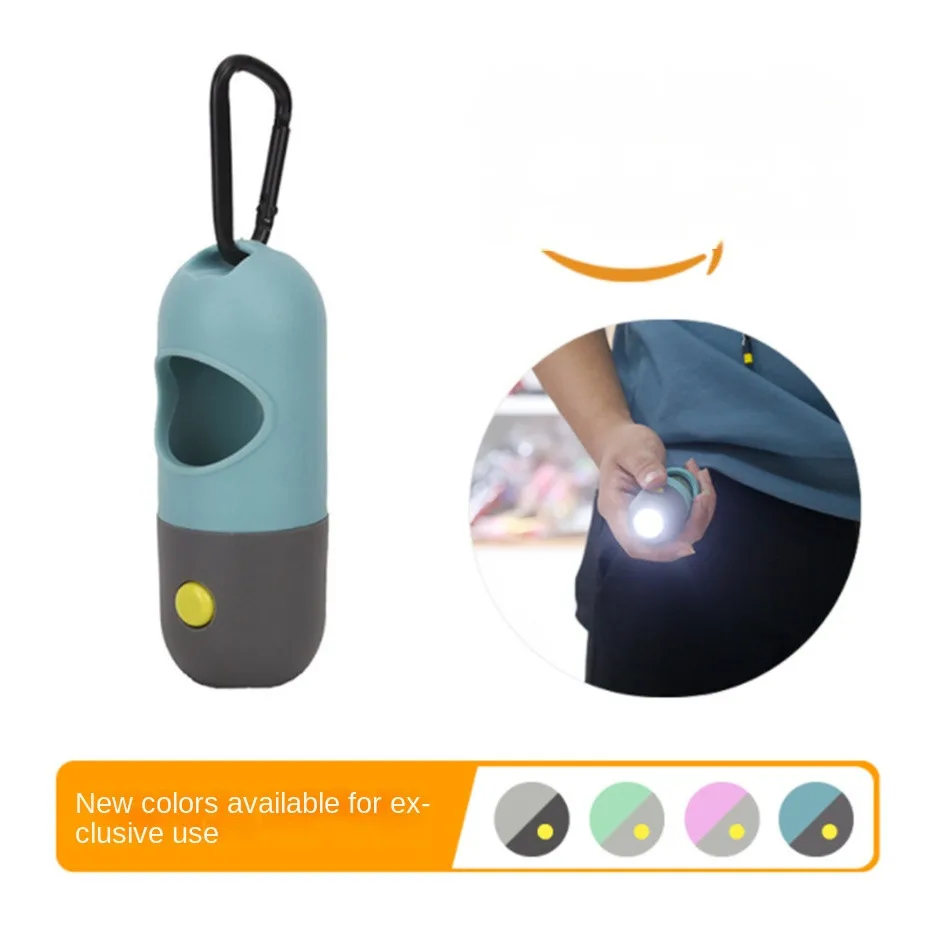 

Товары для домашних животных, для кошек и собак, сумка для мусора, диспенсер с подсветкой, светодиодный, осветительная капсула