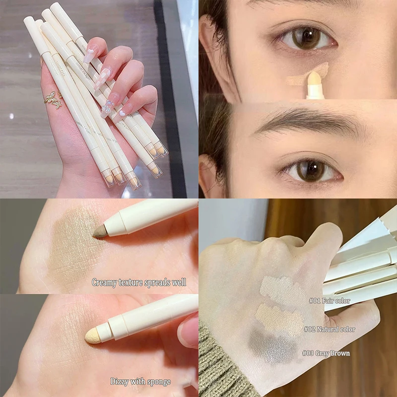 

Двухсторонняя контурная палочка, ручка для хайлайтера, водостойкие бронзеры для лица, консилер, карандаш, матовая отделка, косметический ин...