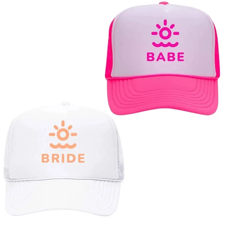 Тропическая шляпа невесты детского грузовика пляжный лагерь Майами Мексиканская Девичья детская Девичья семейная Свадебная шляпа для девочек поездка подружки невесты подарок