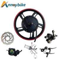 16 inch 60v 72v 2000w 2500w3500w electric bike conversion kit brushless gearless hub electric motorcycle electric bicycle motor