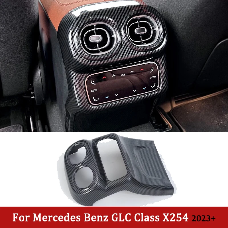 

Автомобильная задняя Противоударная панель, Крышка вентиляционного отверстия кондиционера для Mercedes Benz GLC Class X254 GLC260 GLC300 2023, аксессуары
