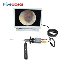 2 7mm cold light source visual otoscope medical and household for throating ear and nose endoscope detector