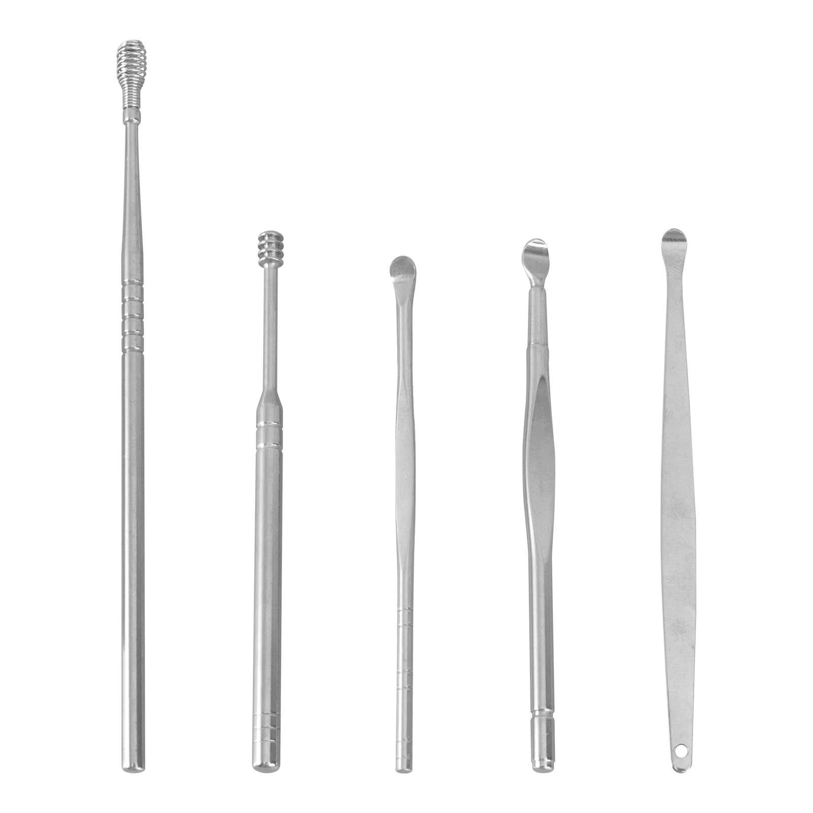 

5 шт., ложка из углеродистой стали для чистки ушей