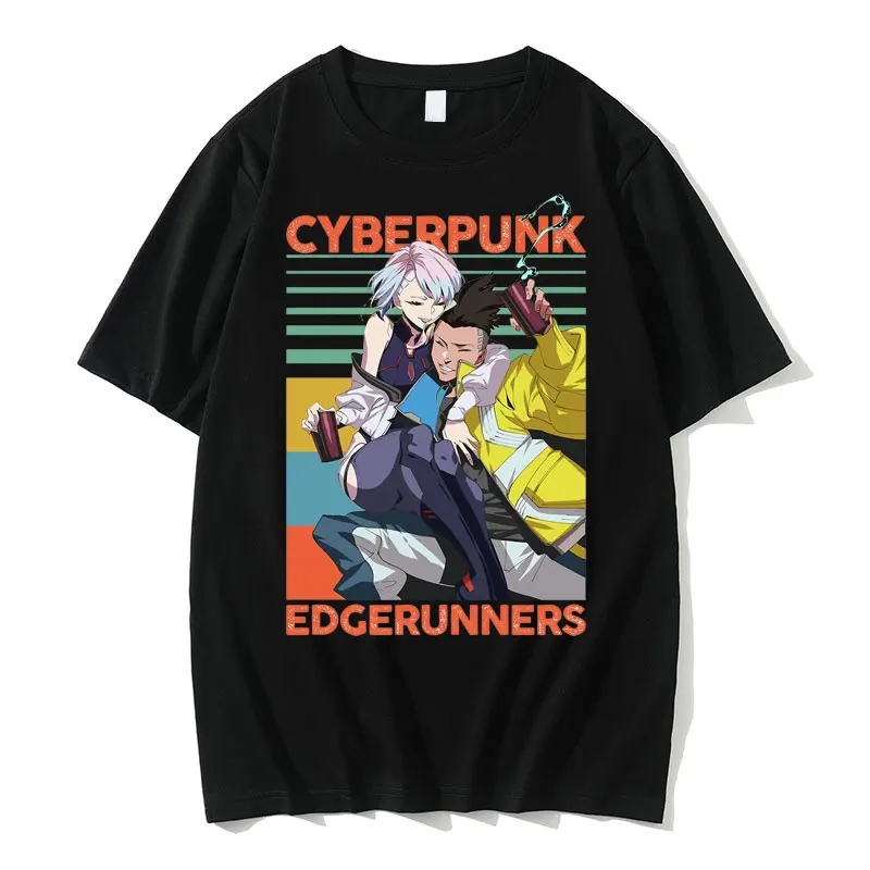 

Cyberpunk Edgerunners Oversized Graphic T Shirt Lucy T-shirt David Martinez Tshirt Men Women Fashion Cotton Tee Man Streetwear