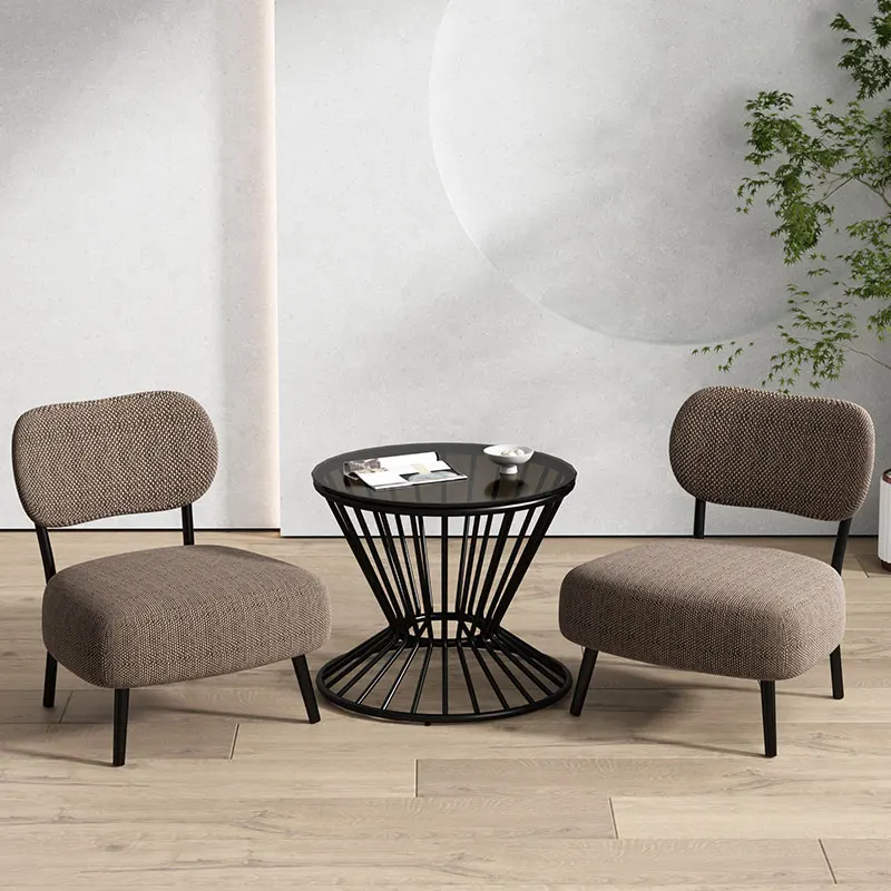 Balcony table and chair two sets leisure sofa tea combination small family modern simple Nordic set | Мебель