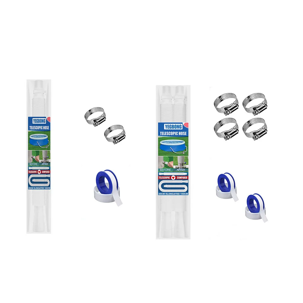 

1/2pcs Swimming Pool Replacement Hose Set Pool Portable Long Filter Swimming Pool Pump Replacement Hose