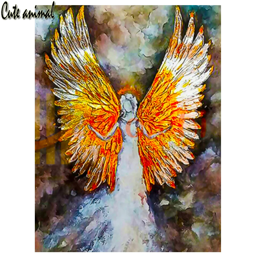 5D алмазная живопись абстрактные рисунки Ангел картина Сделай Сам полная