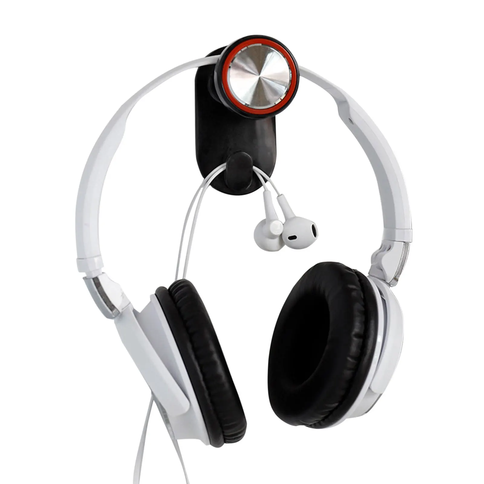 

Настенная Подставка для наушников, вешалка для наушников, настенный Расширяемый держатель для игровой гарнитуры с двусторонним клеем, легк...