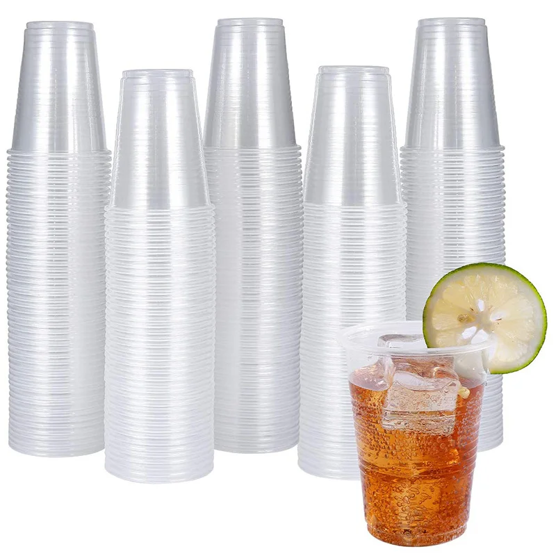 

50 упаковок прозрачных одноразовых пластиковых чашек для свадьбы, благодарения, рождественской вечеринки