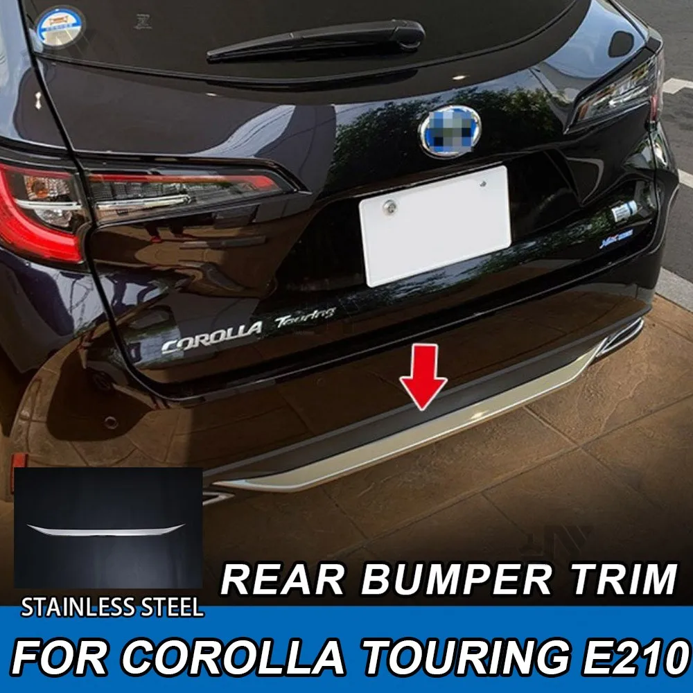 

1 шт. аксессуары для отделки заднего бампера для TOYOTA COROLLA TOURING 210 2019, Внешние детали, крышка, аксессуары для стайлинга автомобиля для TOYOTA
