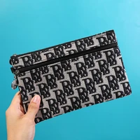 fashion women wallet key letter change wallet zipper clutch bag coin purse female long purse card holder money bag storage bag