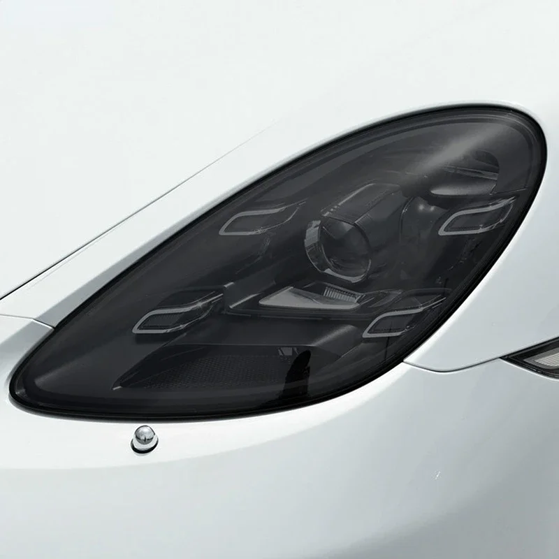 2 шт. наклейки на автомобильные фары для Porsche 911 718 Cayenne Panamera Macan Taycan
