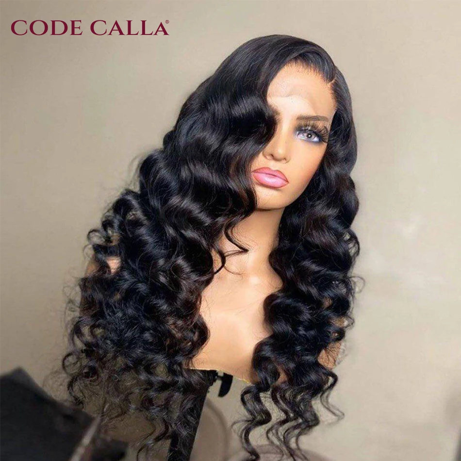 30 inch Loose Deep Wave Frontal Wig HD Transparent Lace Front Human Hair Wigs For Women Human Hair Brazilian Remy Natural Wigs