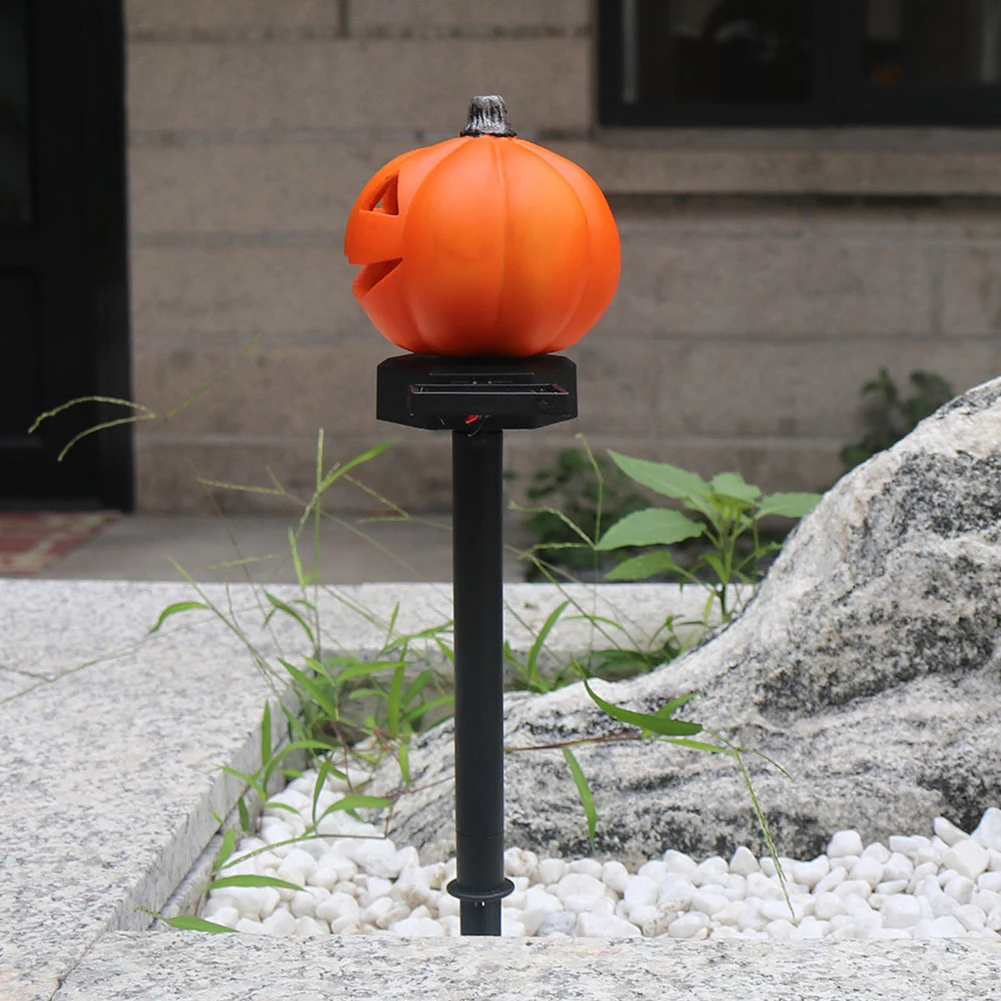 

LED Solar Ground Light Waterproof Pumpkin Landscape Lighting Durable Halloween Decorative Pathway Landscape Lights for Courtyard