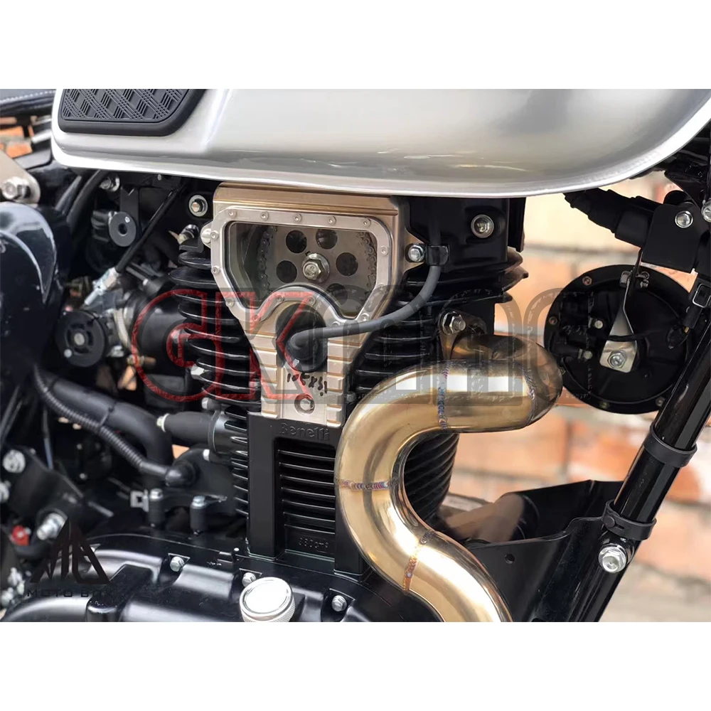 Фото Новая прозрачная крышка двигателя для мотоцикла Benelli BJ Imperiale 400, модифицированная, с видимой малой звездочкой, боковая крышка BJ400-8 №5