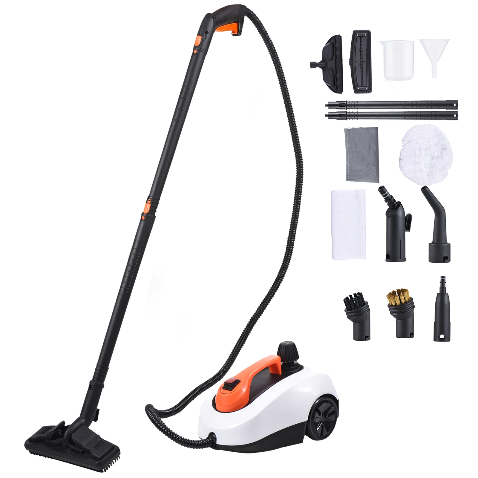 1800W Steam Cleaner with 14 Accessories Household Electric S