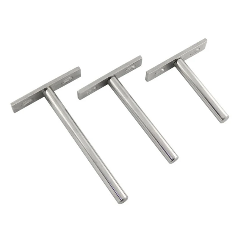 1PC 3/4/5/6Inch Metal Folding Shelf Support Bracket Hidden Floating for Wall Mount Heavy Duty Wardrobe Bookcase Accessories
