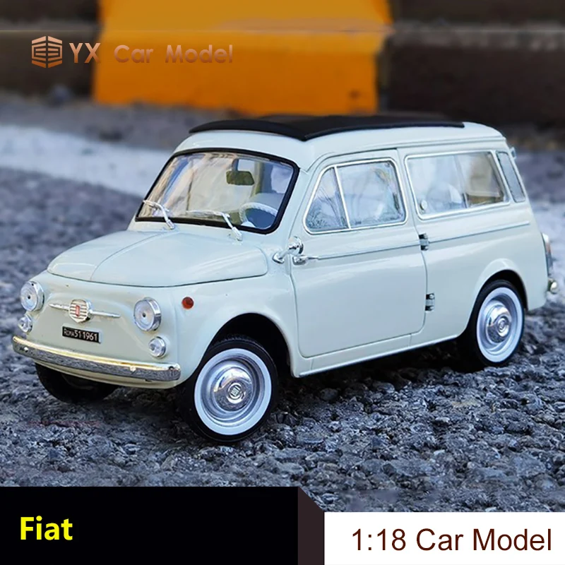 

NOREV 1:18 1960 Fiat 500 Classic Car Alloy Car Model Classic Car Collection