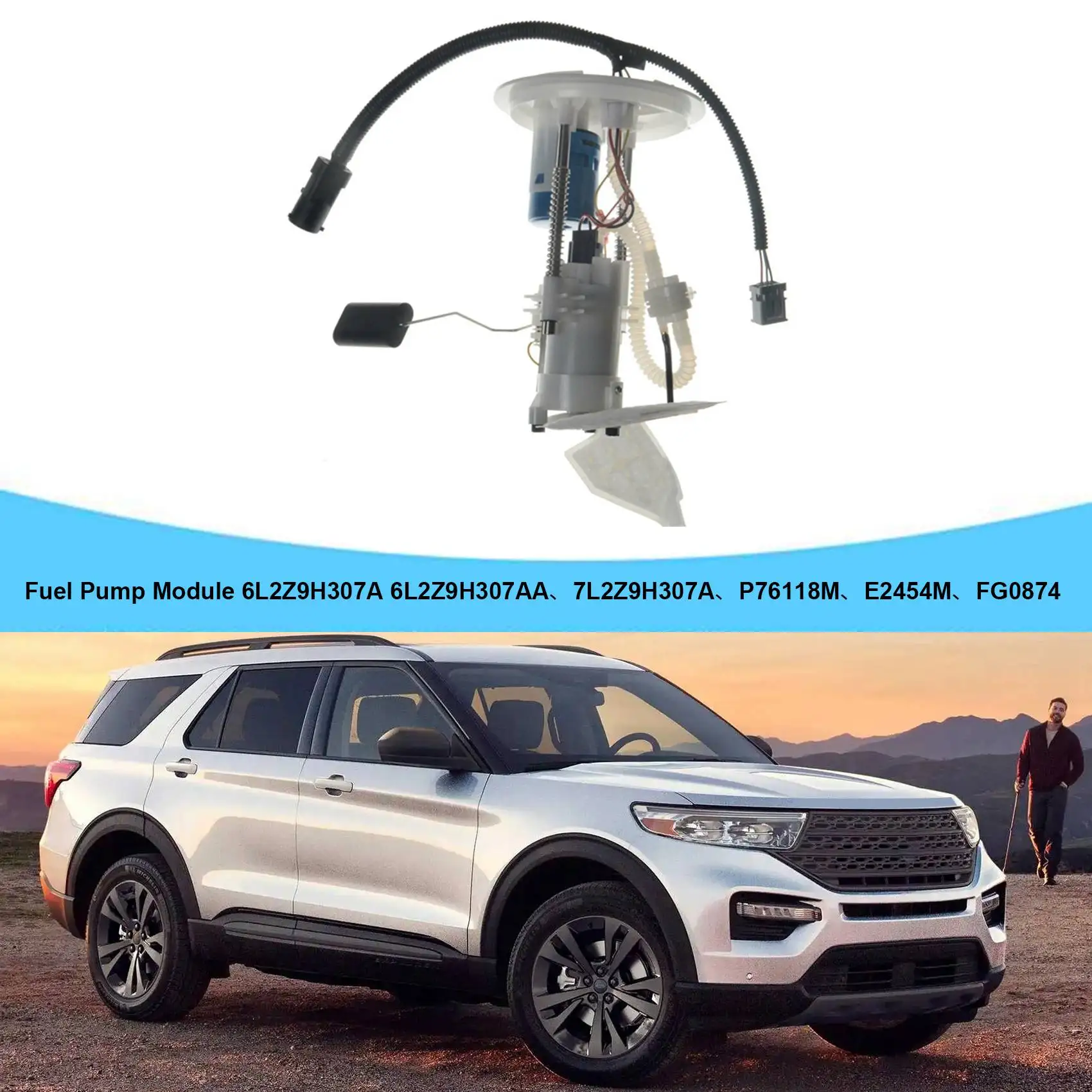 Электрический топливный насос 6L2Z9H307A модуль в сборе для Ford Explorer Sport Trac Mercury Mountaineer