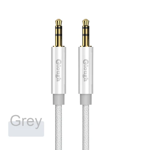 Кабель AUX Elough, аудиокабель 3,5 мм, штекер 3,5 мм для колонок, провод для наушников JBL, для автомобиля Xiao Redmi10 Samsung, шнур Aux, штекер