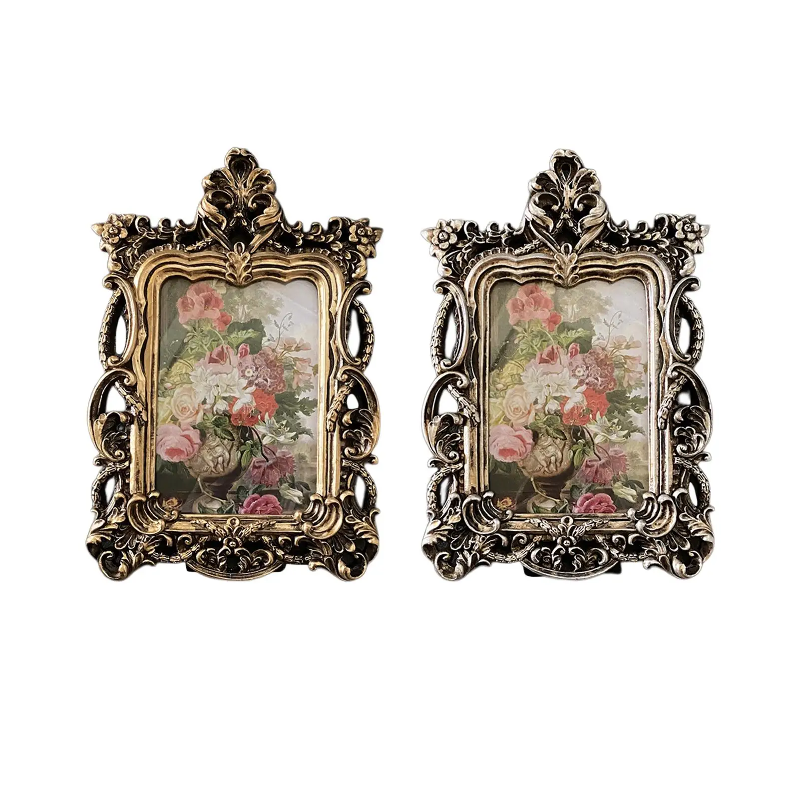 

Photo Frame Picture Frame Hanging Ornate for Office Bedroom Decoration