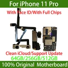 Бесплатная доставка Материнская плата чистая iCloud для iPhone 11 Pro полная работа материнская плата Поддержка iOS обновление логическая плата 11pro