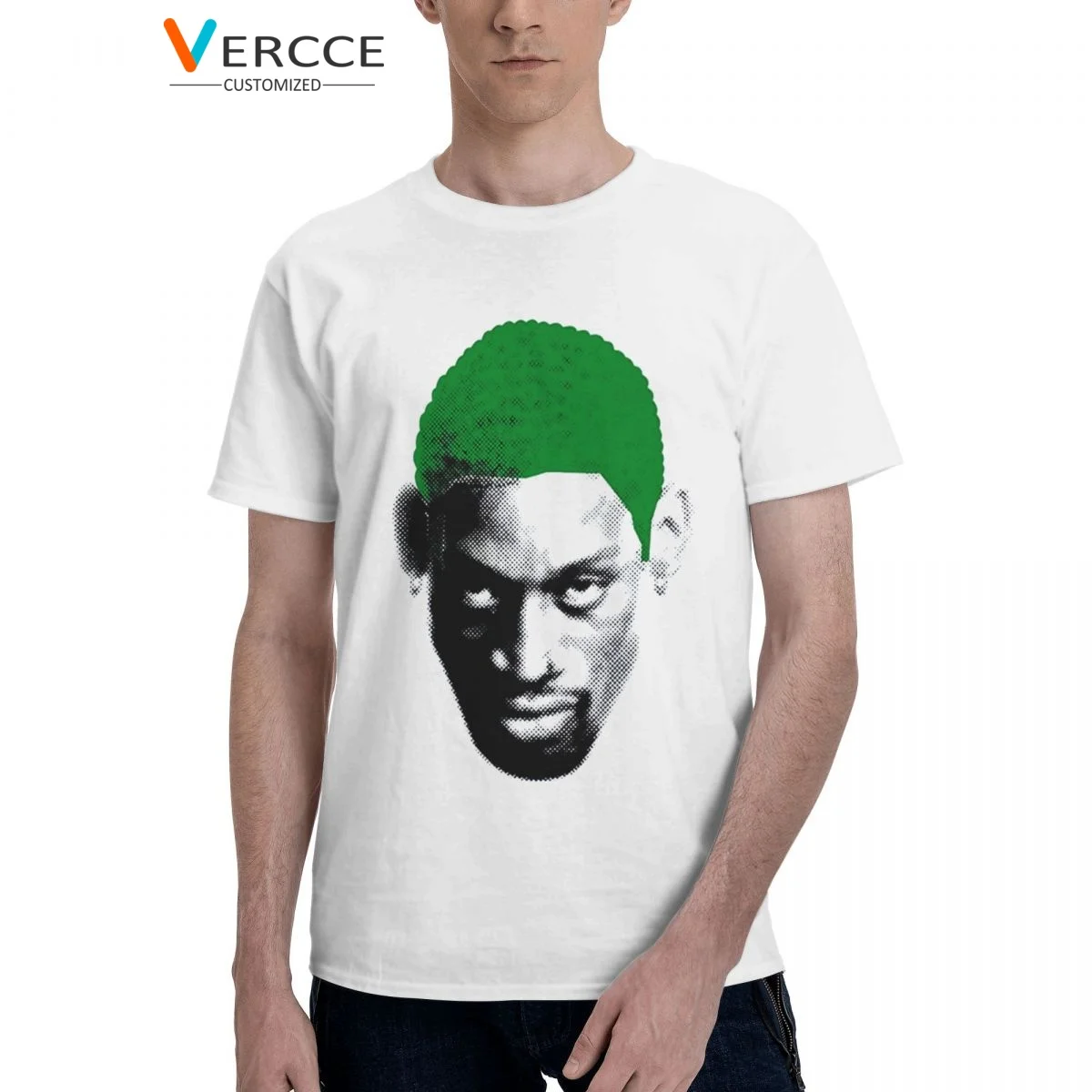 

Denis Rodman T Shirt Cotton High Quality Tees Crewneck Clothing Mens Women T Shirts Gift Idea