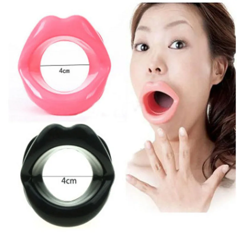 

Silicone Open Mouth Gag for Adults Oral Fetish Bondage Mouth Plug Lips Shape Erotic Oral Fixation O Ring Dilator
