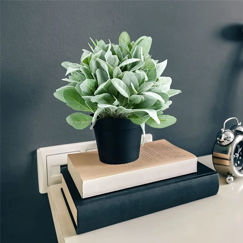 24 шт. искусственные флокированные уши ягненка стебли зелени ягнят искусственная