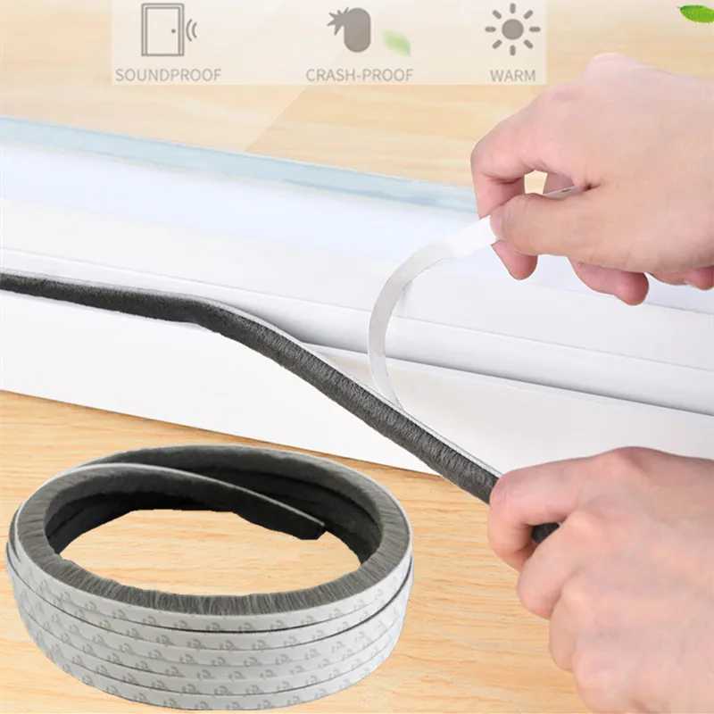 

Самоклеящаяся дверь, звукоизоляционная щетка, 3 м