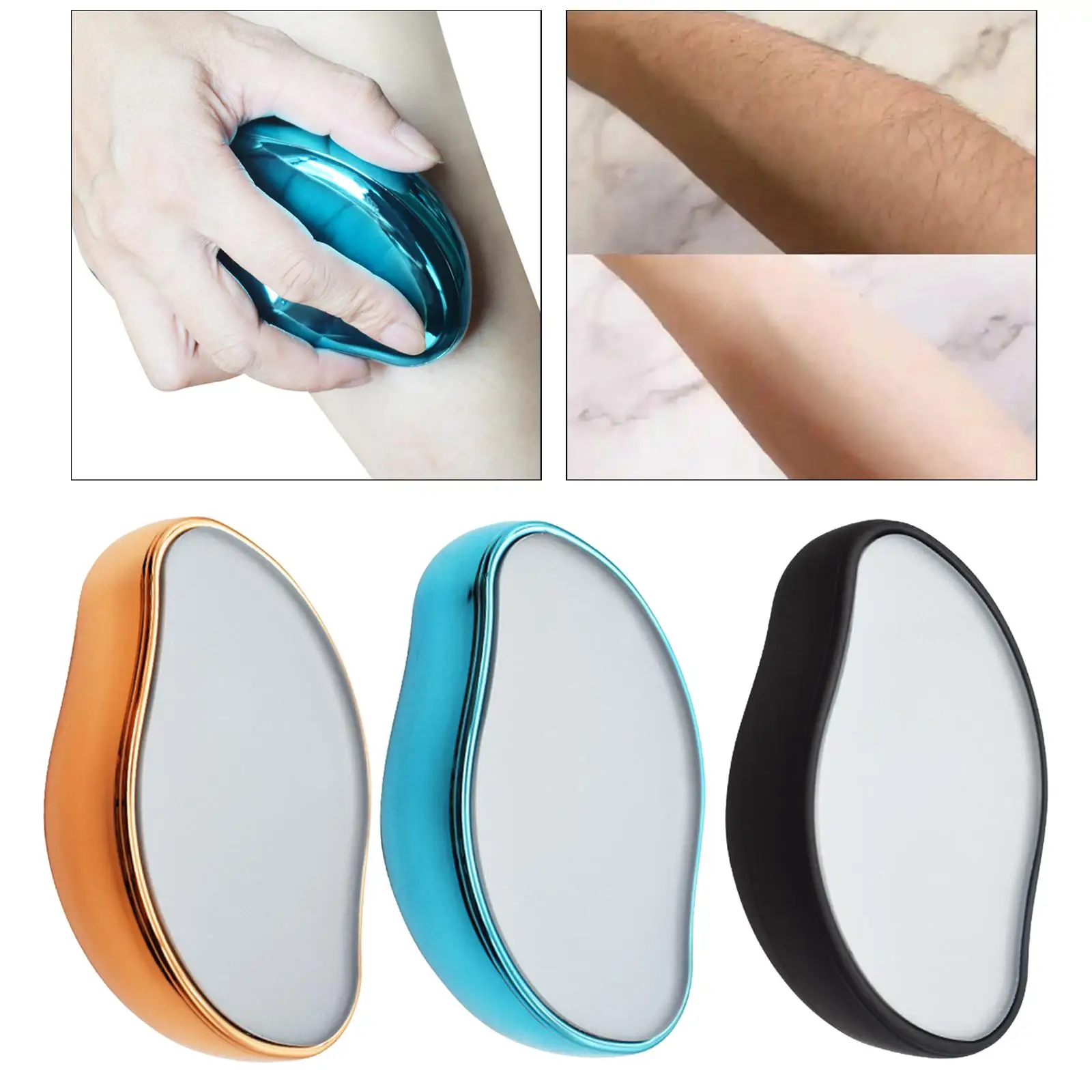

Hair Removal Epilators Depilation Exfoliating Tool Painless Physical Hair Remover for Body Leg Arm Easy to Use Hair Removal