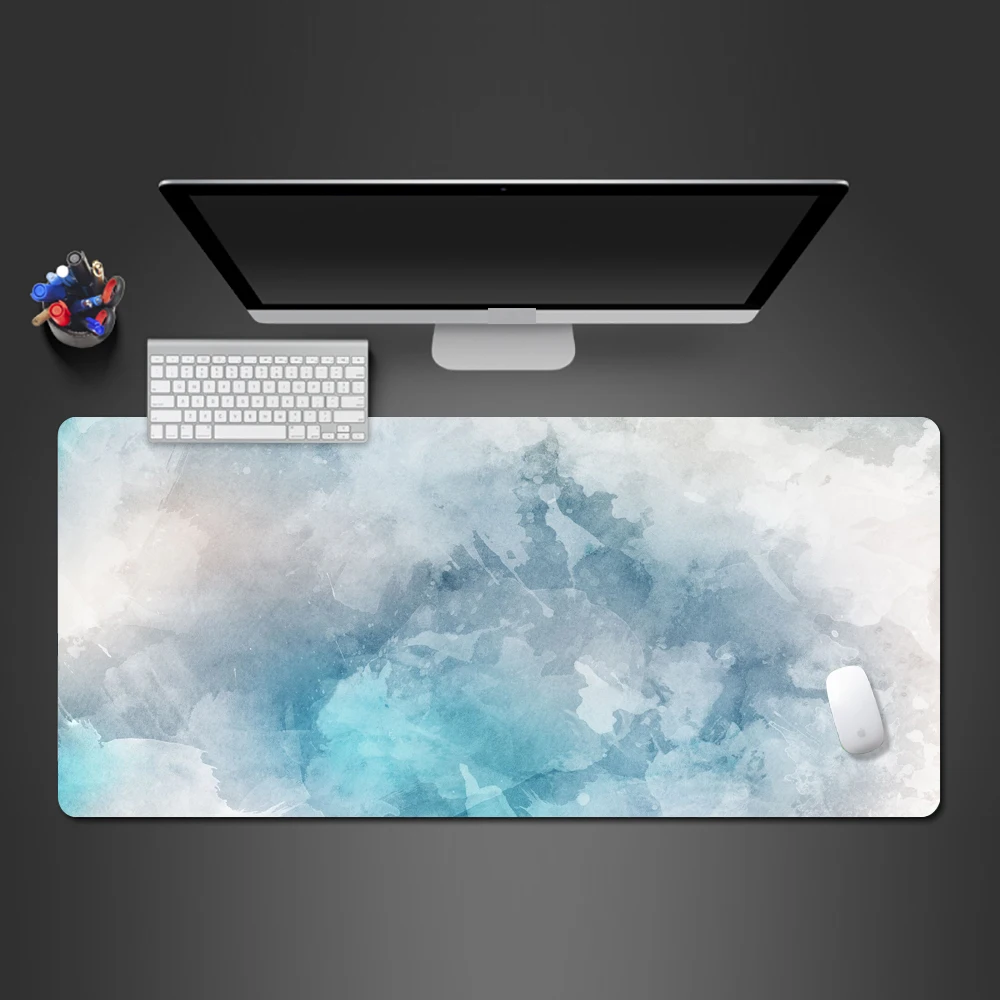 

Blue Sky Adds White Cloud Scenery Mousepad Contracted And Fashionable Computer Keyboard Desktop Pad High Quality Large Game Pad