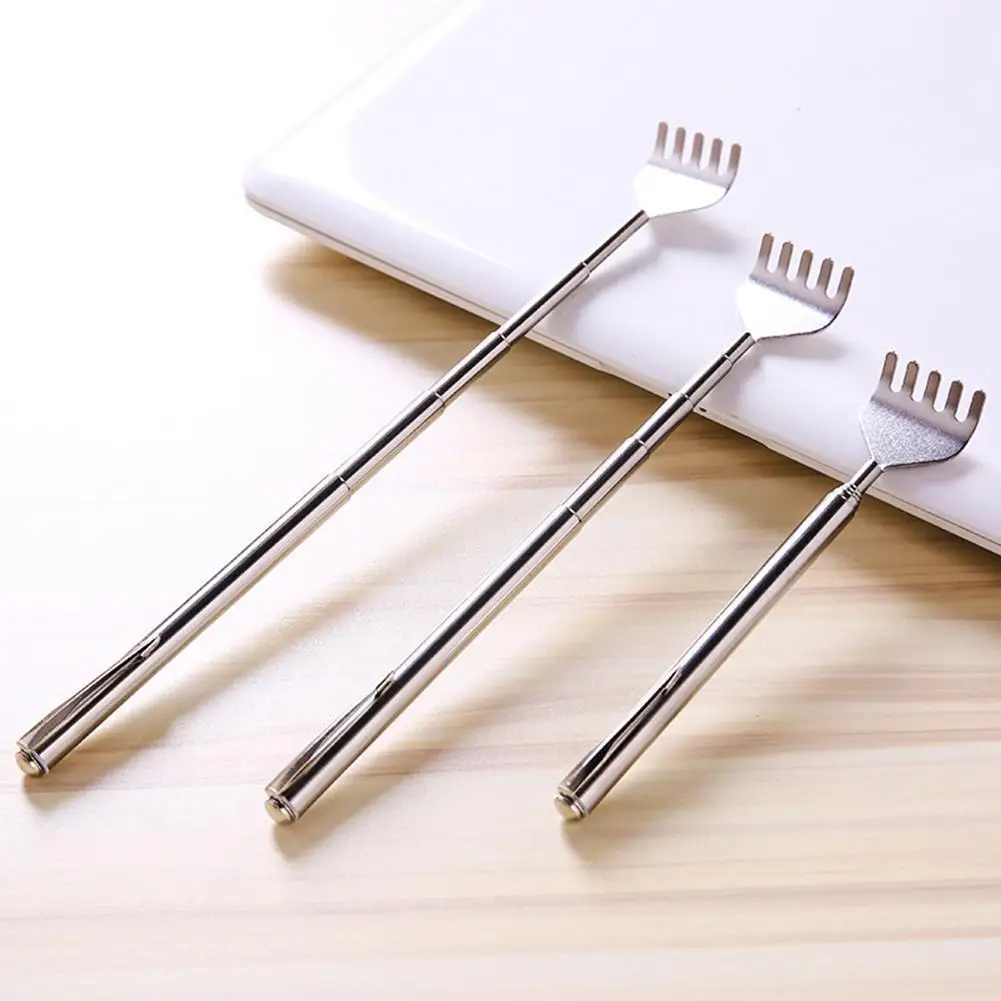 

Stainless Steel Claw Back scraper Telescopic Retractable Extendible Back Scratcher Body Stick Care Itch Health Hackle Massa P2S2