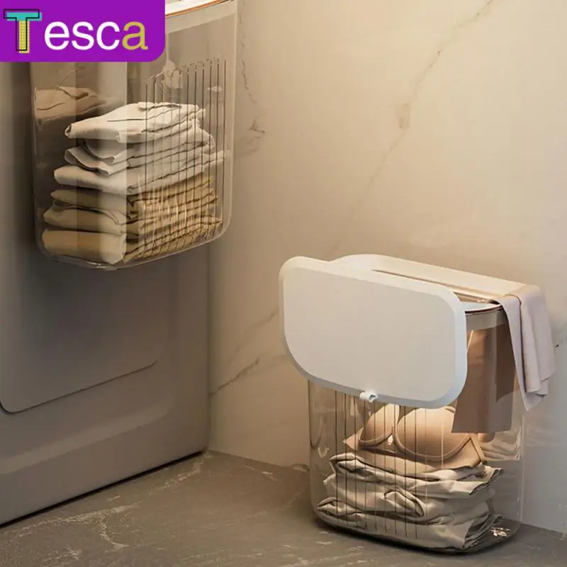 

Waterproof Dirty Clothes Basket Removable For Clothes Toys Clothes Container Stand Wall Hanging Storage Home Storage Basket