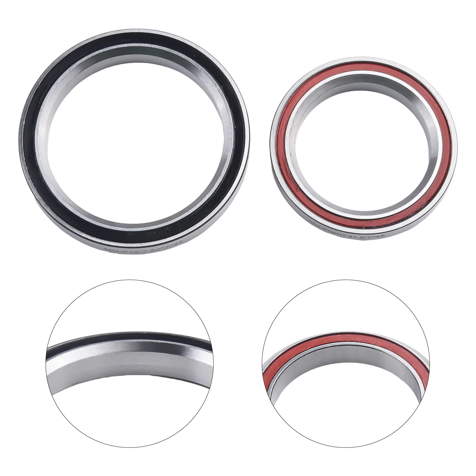 Steel Bike Headset Bearings MHP08H7 and MHP16 Silver Color 30 15x41 8x7mm & 40x52x7mm Sizes Ideal for DOGMA F8/F10/GAN/GAN S