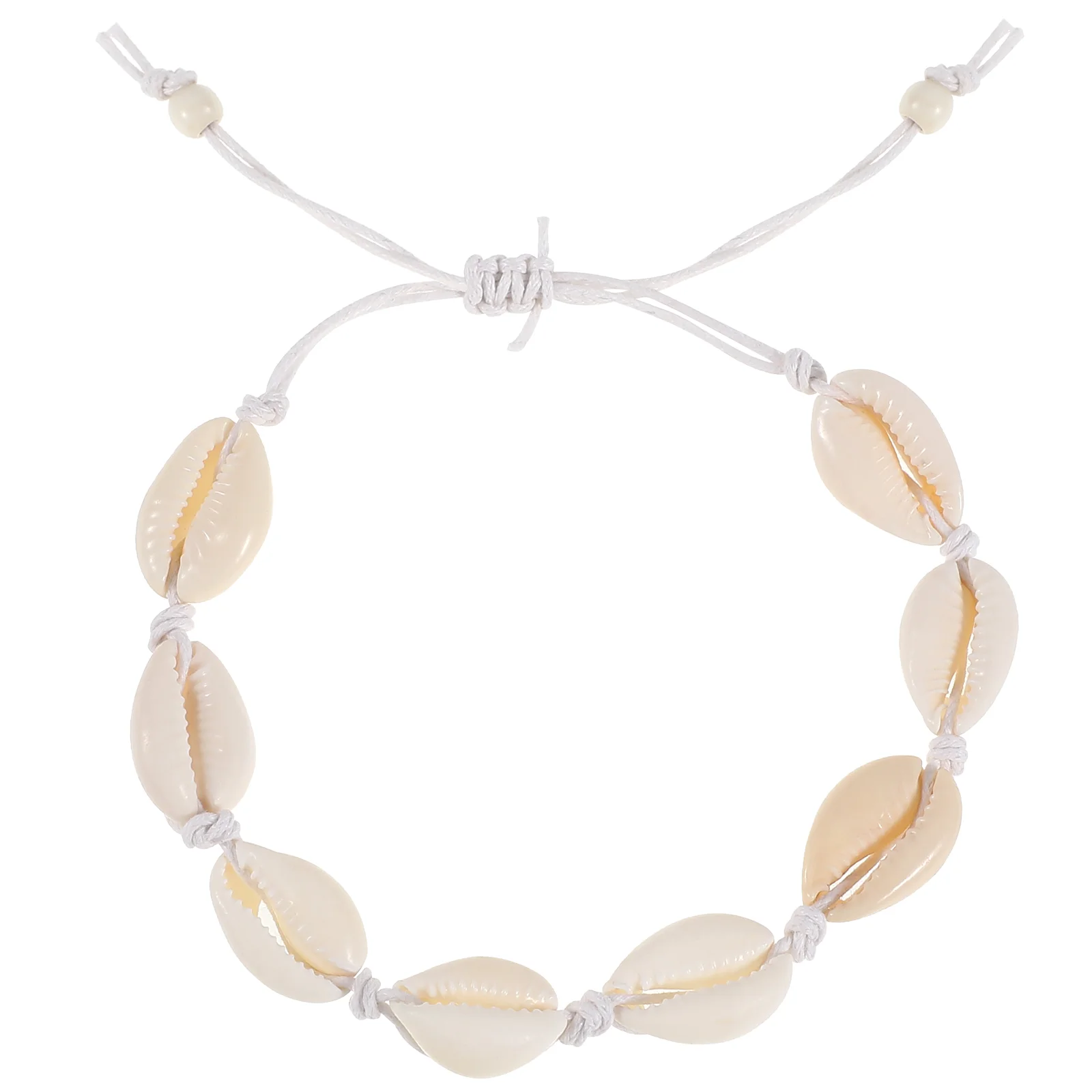 

Shell Bracelet Bohemian Braided Rope Shell Bracelet Adjustable Wrist String for Girls Women