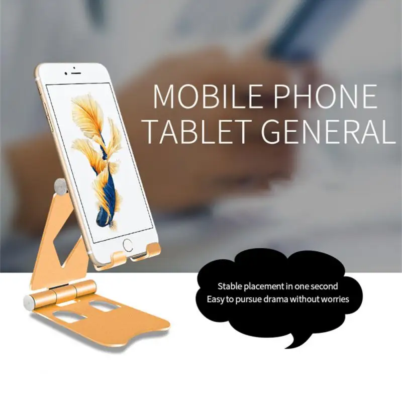 

Foldable Tablet Mobile Phone Desktop Phone Holder For IPad IPhone Huwei Desk Holder Adjustable Desk Bracket Smartphone Stand