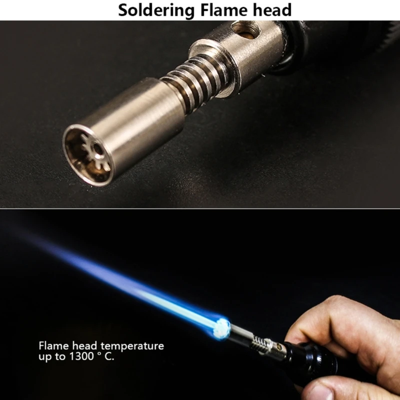 A2UD 1300 ℃ Комплект паяльника Регулируемый беспроводной газовый паяльник