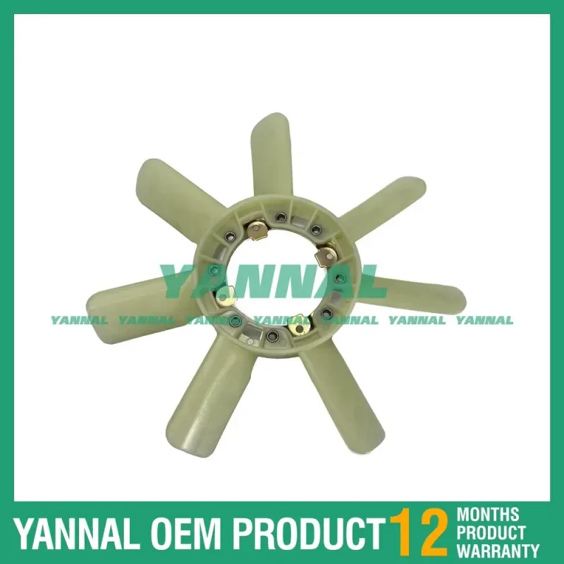 Лопасть вентилятора с 4 отверстиями и 7 листьями для деталей двигателя Hino W06D