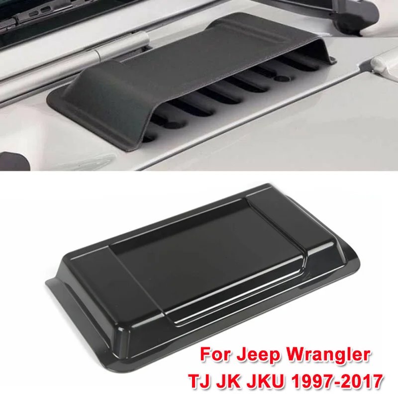 1 шт. Черный ABS автомобильный передний капот двигателя воздухозаборник для Jeep