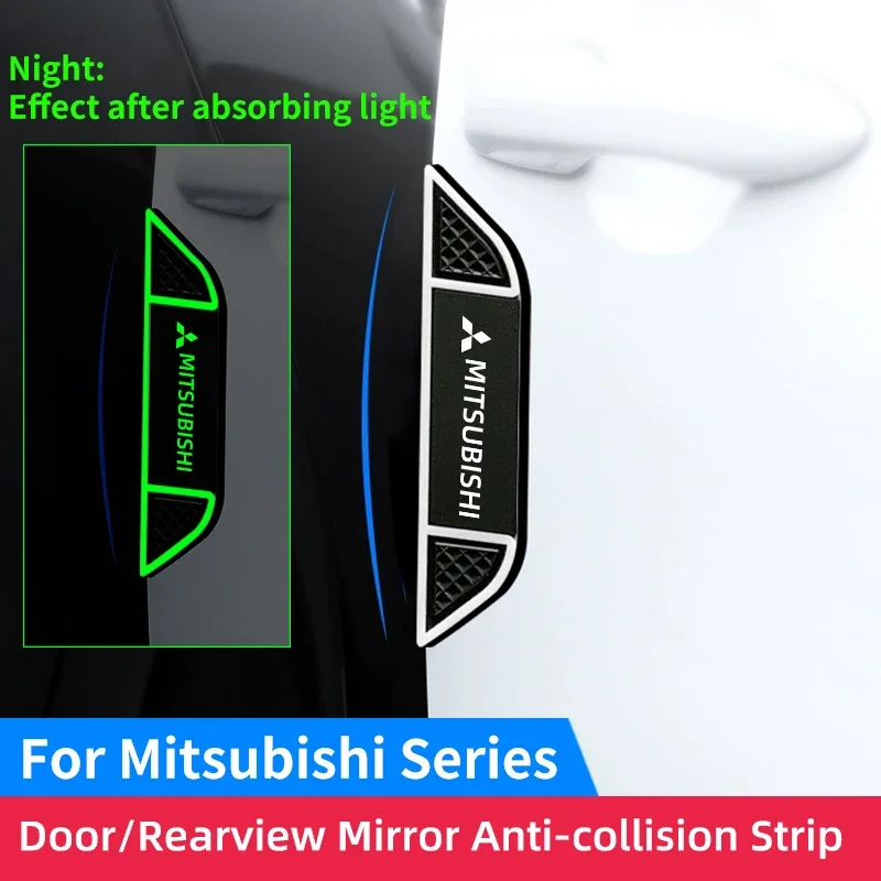 Для Mitsubishi Outlander Lancer EX ASX Pajero L200 Противоударная полоса светящееся зеркало заднего