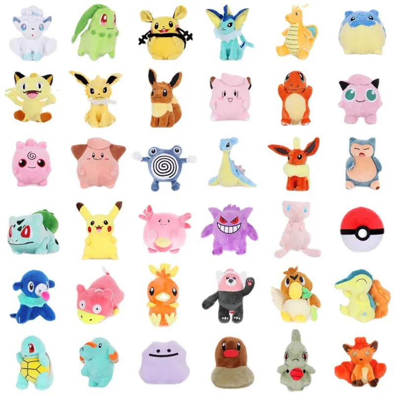 

36 Styles TAKARA TOMY Pokemon Pikachu Dragonite Snorlax Lapras Gengar Umbreon Plush Toys Soft Stuffed Toy for Children Kids Gift