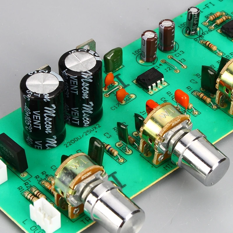 Плата цифрового предварительного усилителя 2x220UF 35V фильтрующий конденсатор для