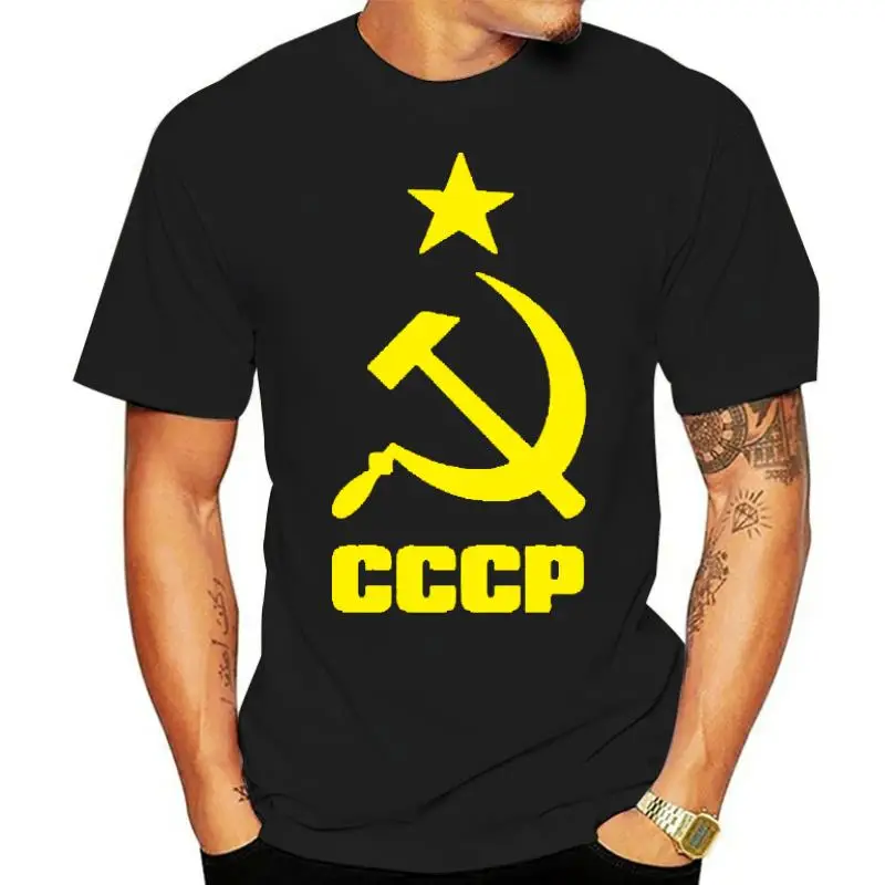 

Cccp Russian Ussr Soviet T shirt Man Summer Cotton Sportswear Hip Hop Short Sleeve Tshirt Tee 2020 Hot Sell Loose Fit Streetwear