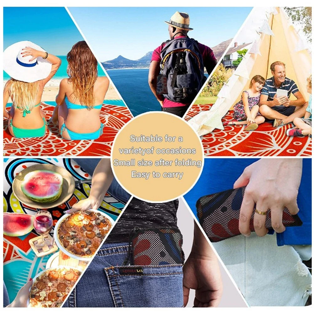 Водонепроницаемый плед для пляжа барбекю походов пикника кемпинга игровой