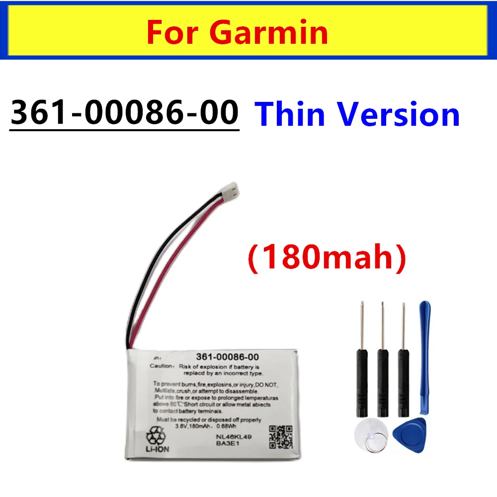 Batterie De Rechange Compatible Garmin 361-00086-00 - Pour Forerunner 235, 645, Fenix Chronos, Etc. - Qualité Supérieure - 5