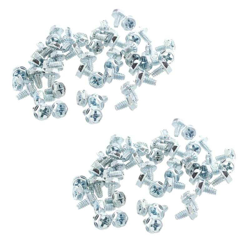 

100 PCS Quadrex Head Short Computer Case Motherboard Screws